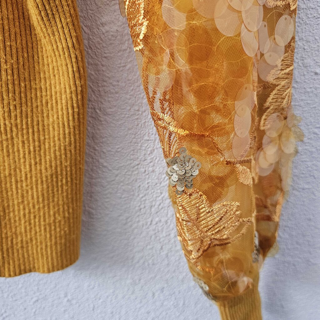 Ebellished sleeves