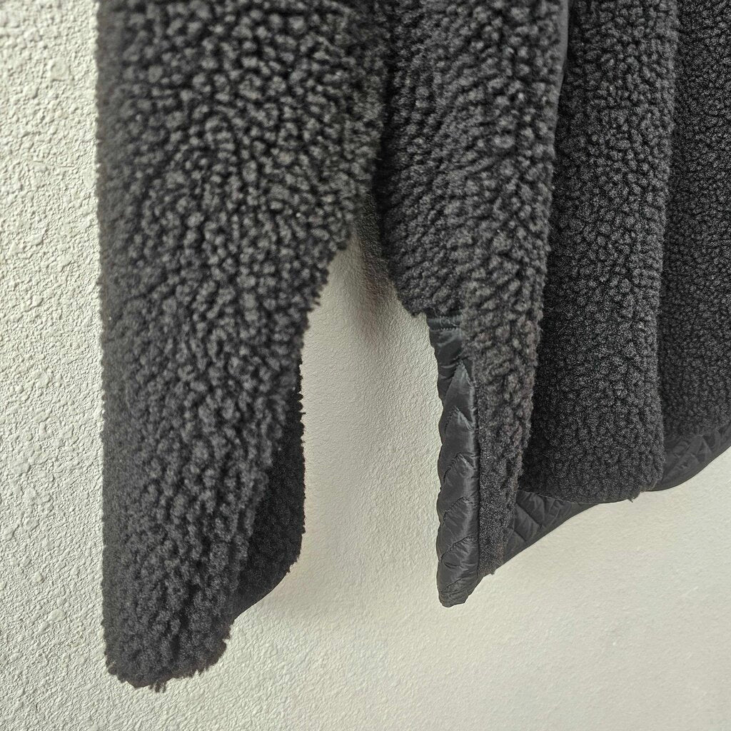 Fuzzy half snap pullover