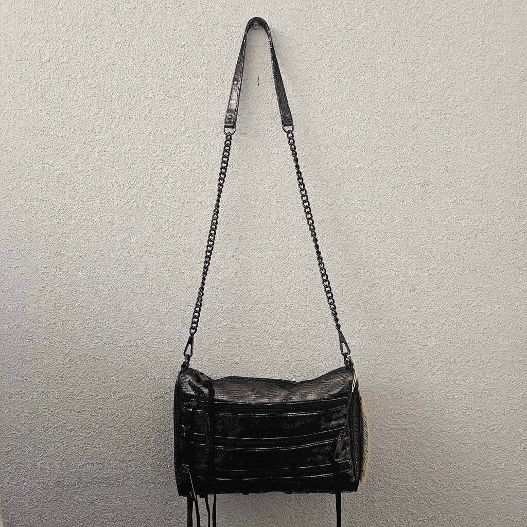 Pewter Crossbody with chain strap