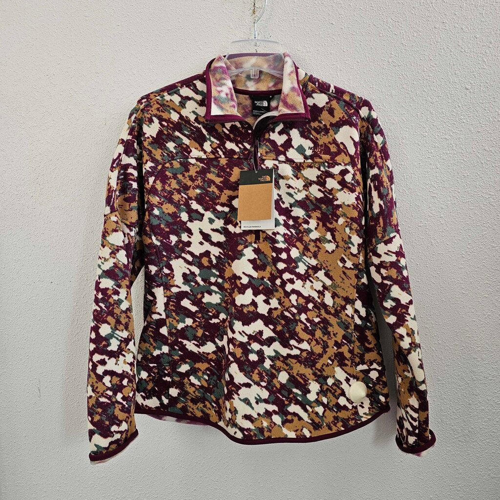 NWT Print half zip