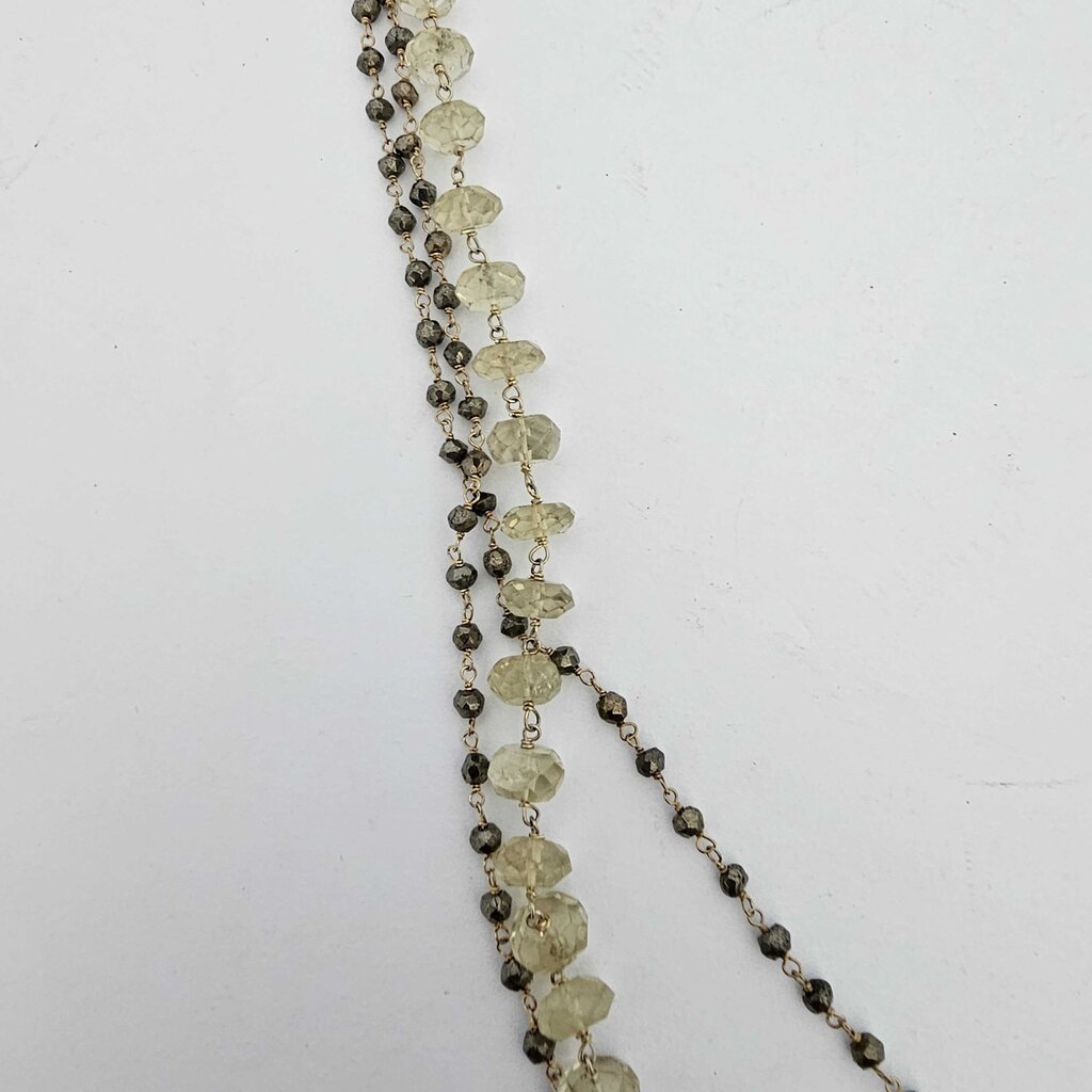 faceted stone beads multi strand