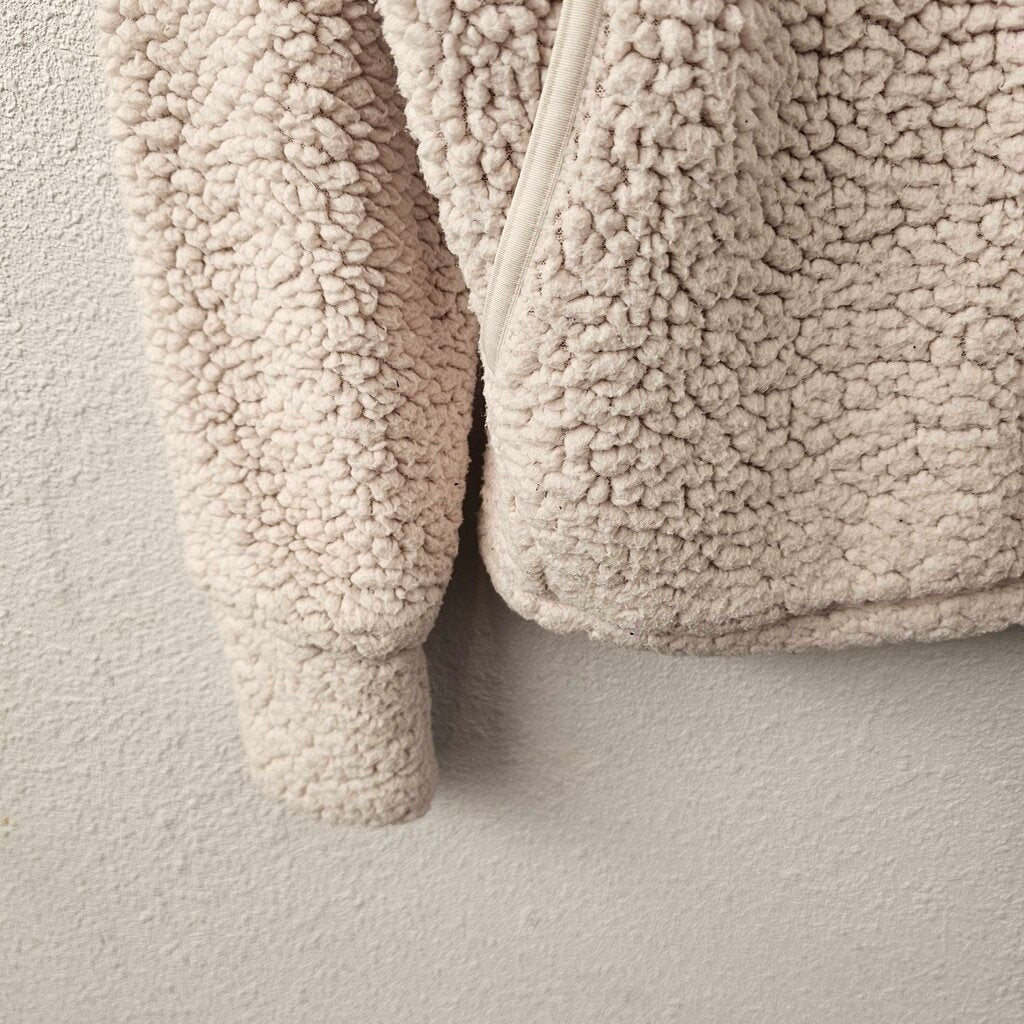 Hooded fleece pullover