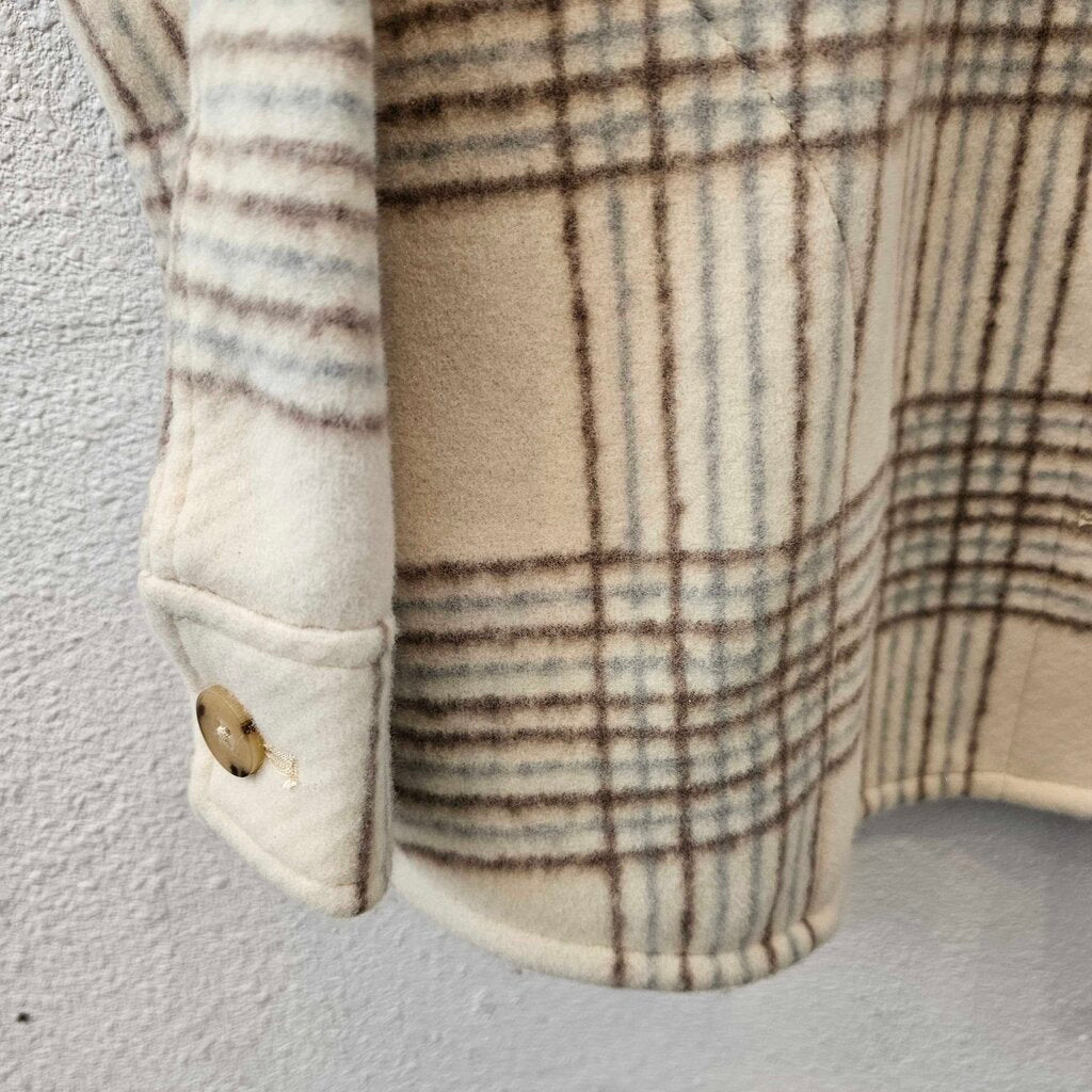 Button up plaid jacket
