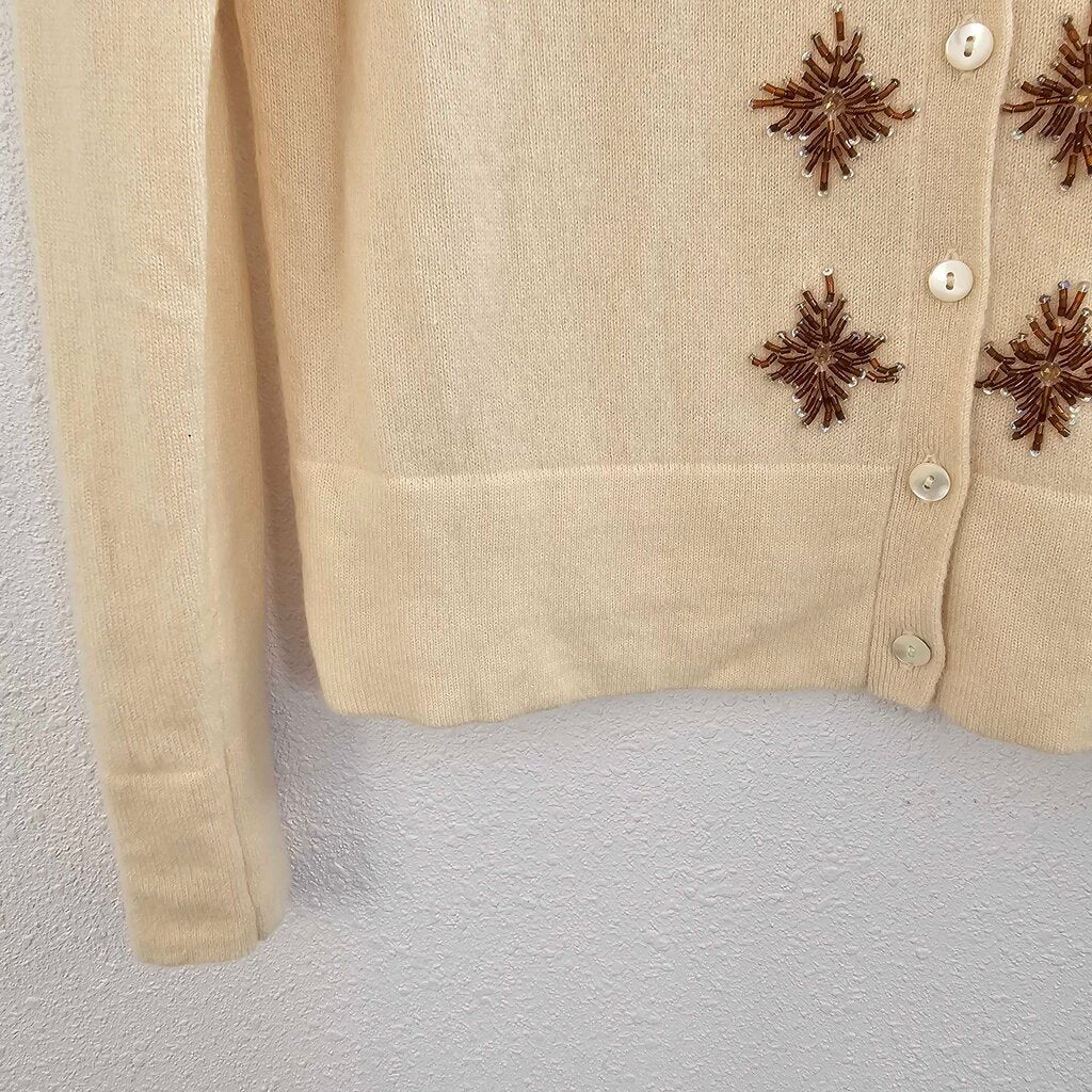 Beaded cashmere