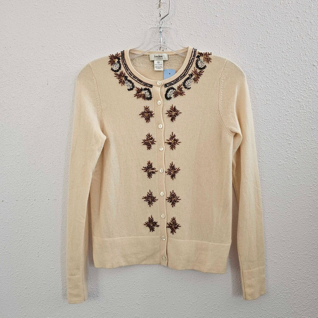 Beaded cashmere