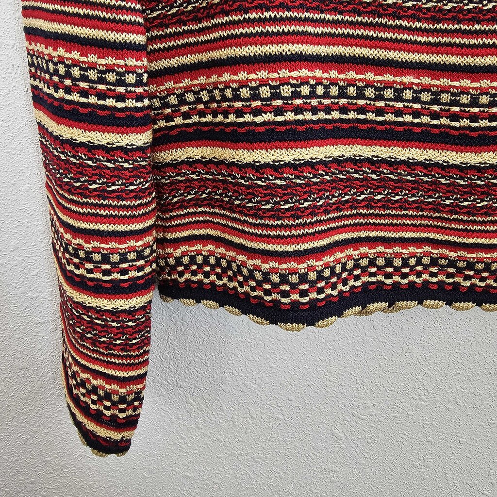 Button down striped cardigan