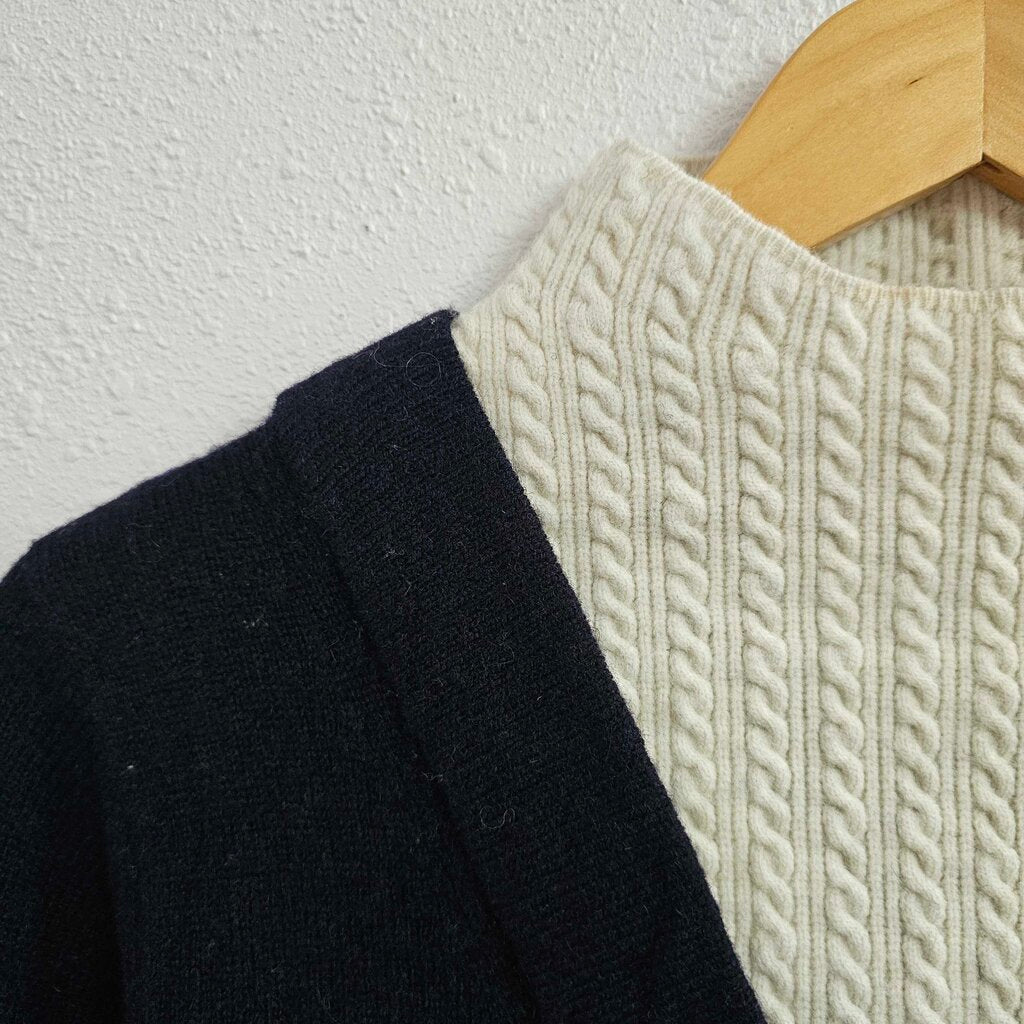 navy/creme