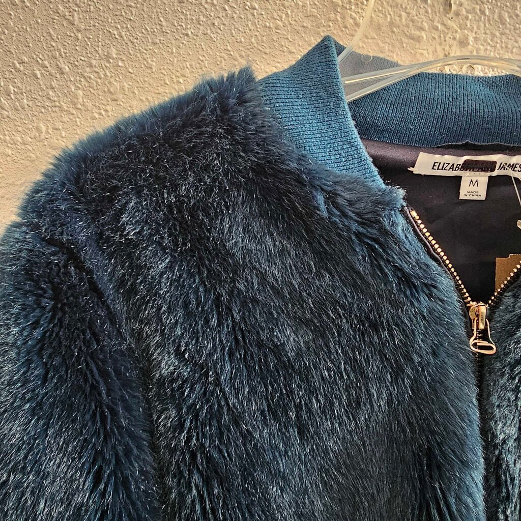 faux fur bomber