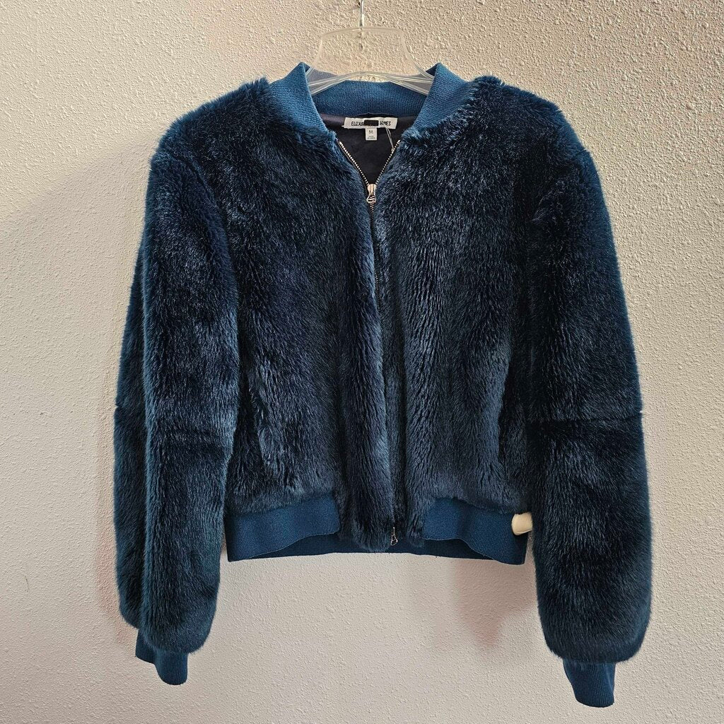 faux fur bomber