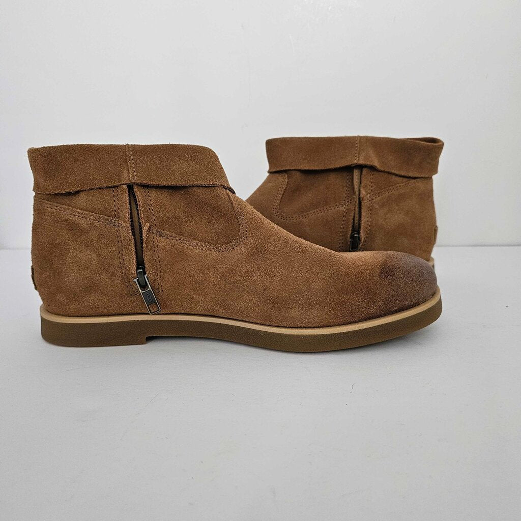 Suede zip