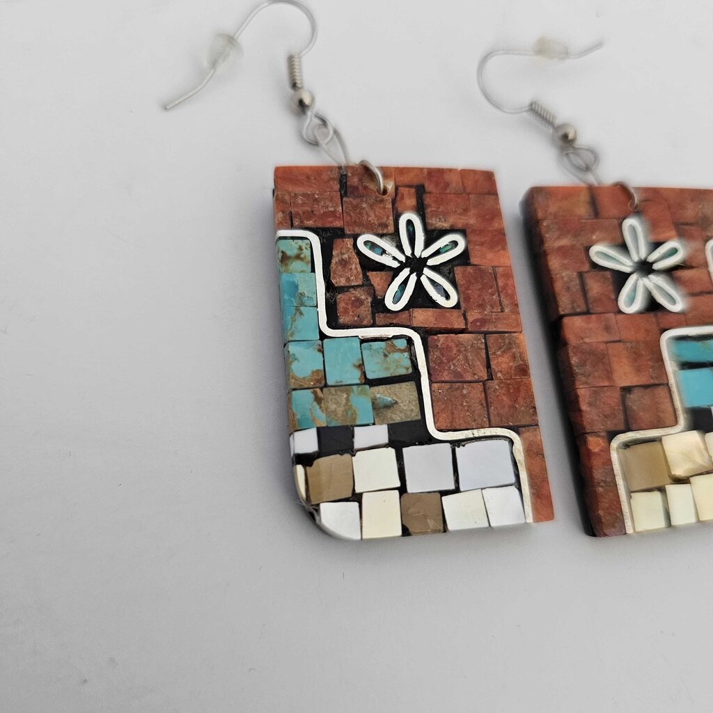 Moasaic Inlay NA Earrings