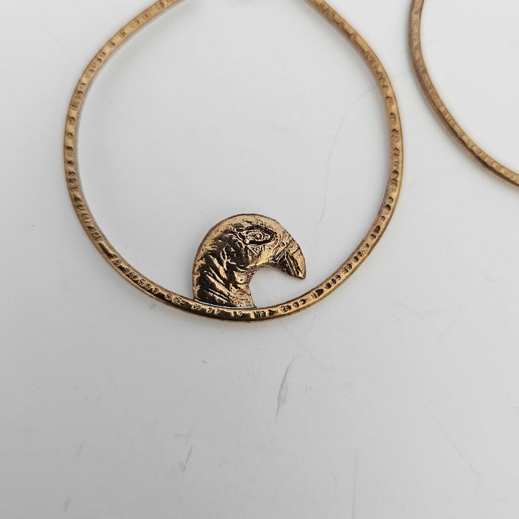 Hoop with Parrot Head