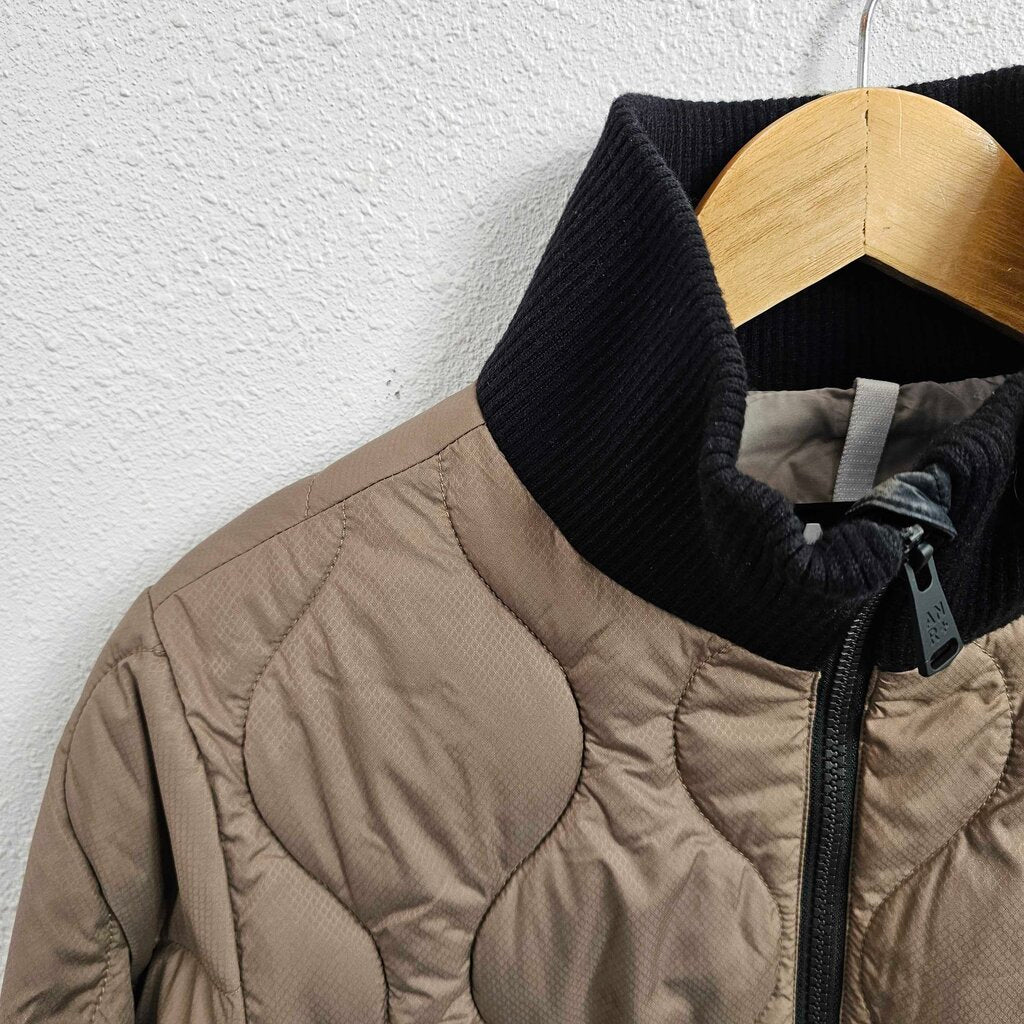 puffer half zip