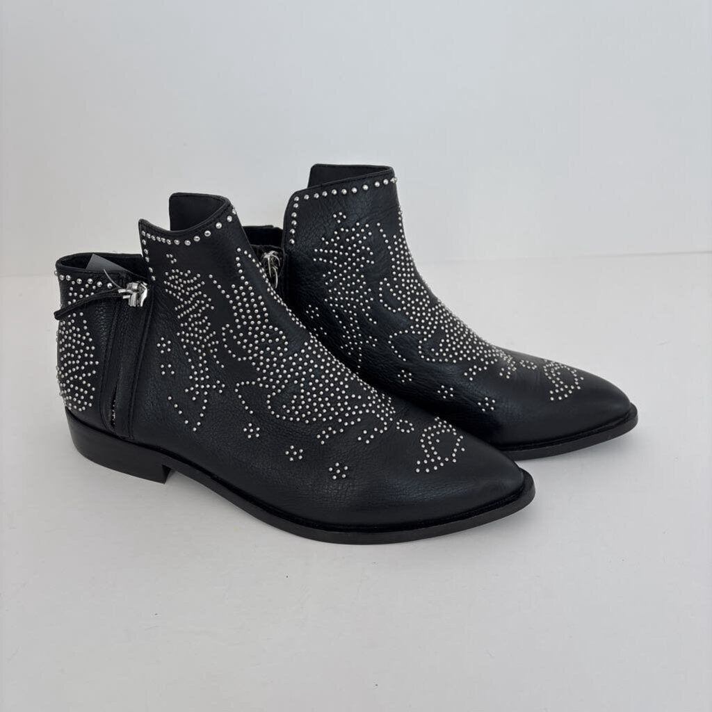 ankle studded western