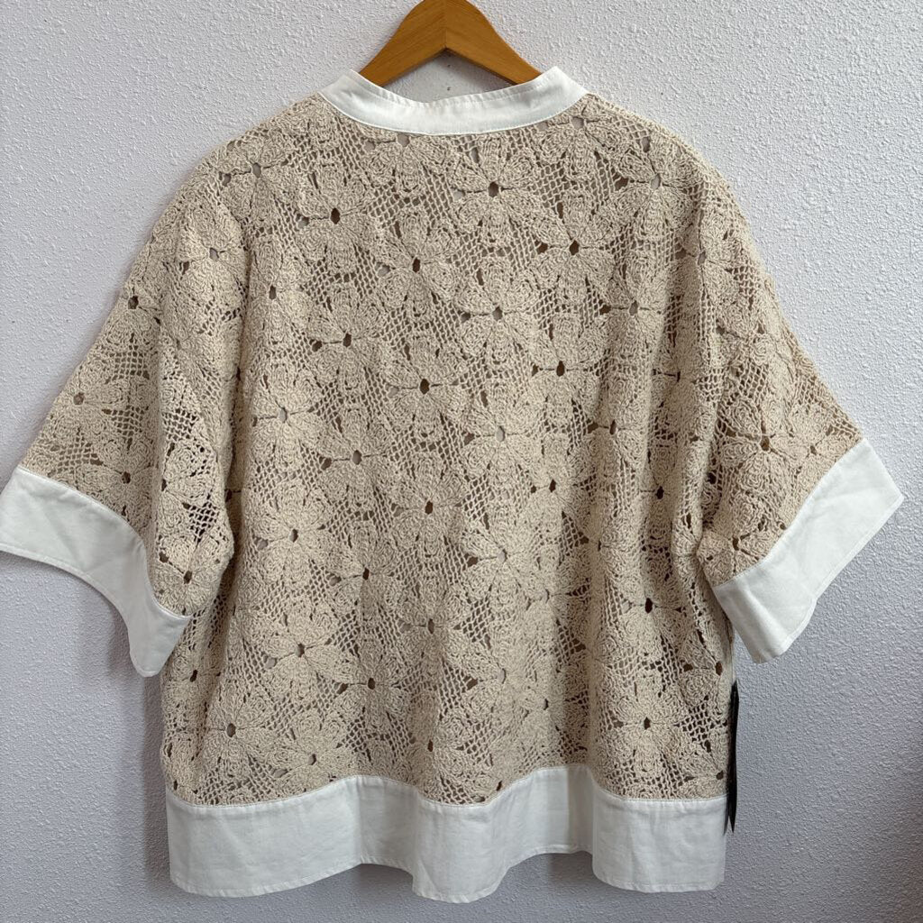 Tan Crochet NWT