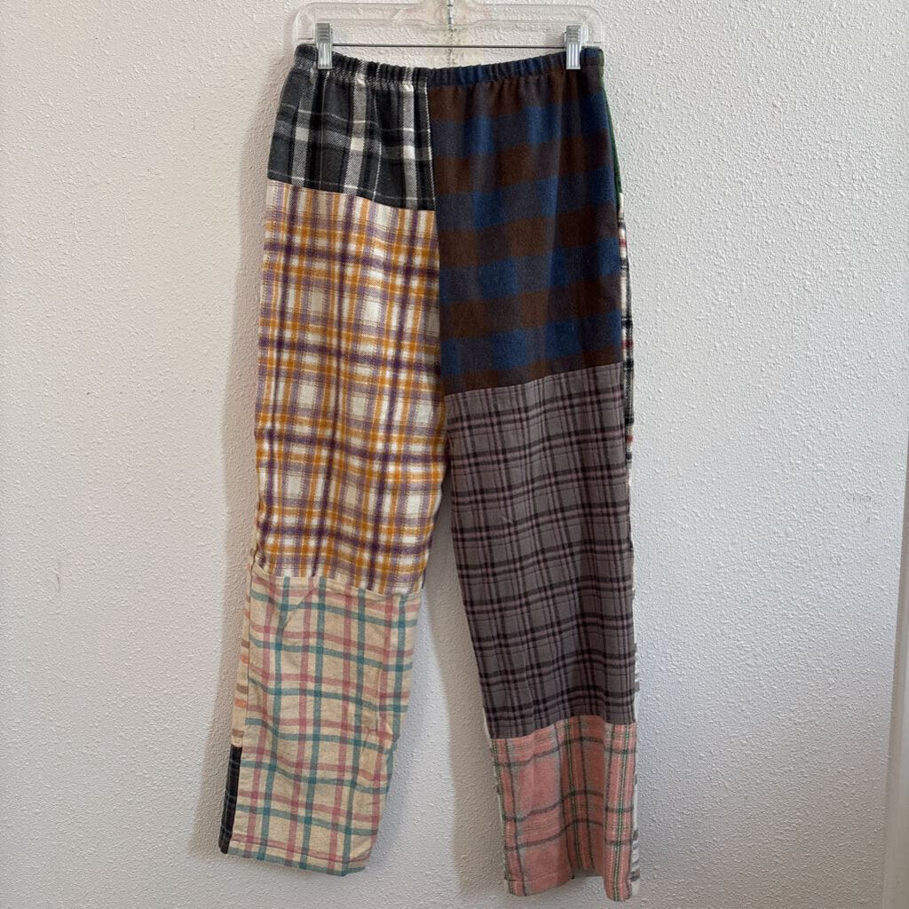 fleece plaid print
