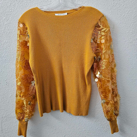 Ebellished sleeves