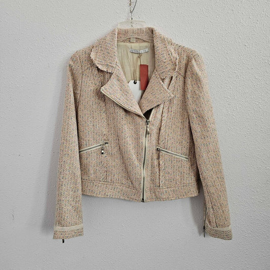 Tweed moto jacket