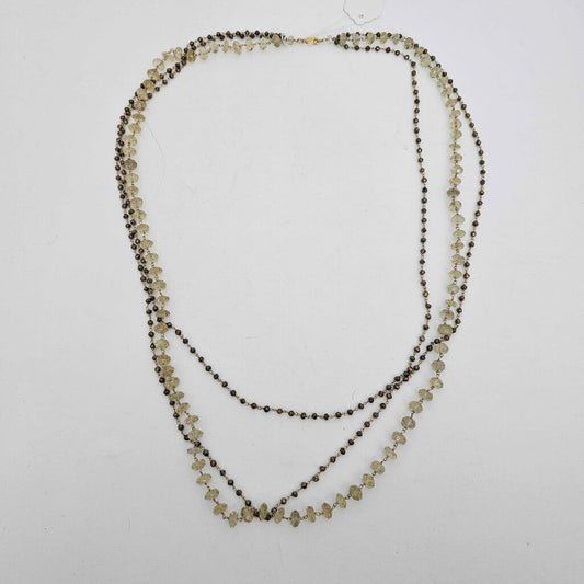 faceted stone beads multi strand