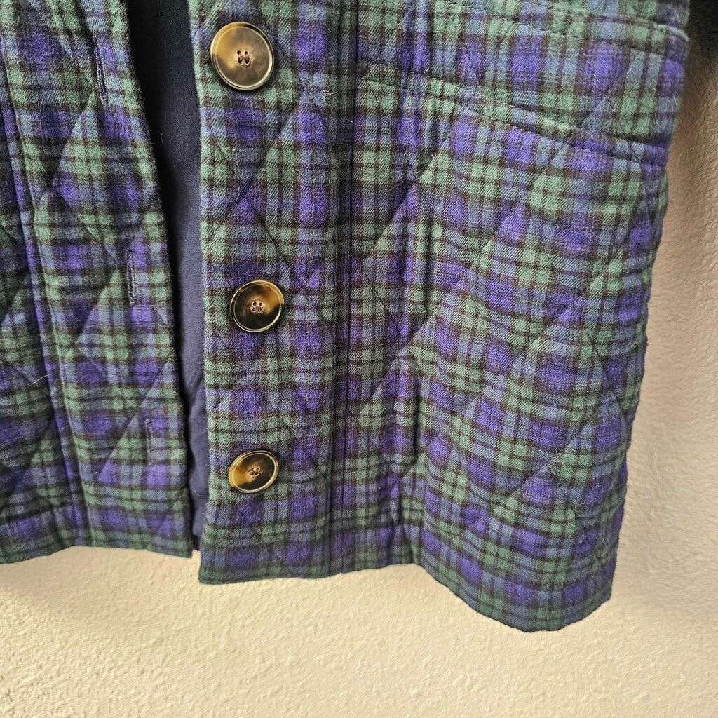 Quilted barn coat - Plaid