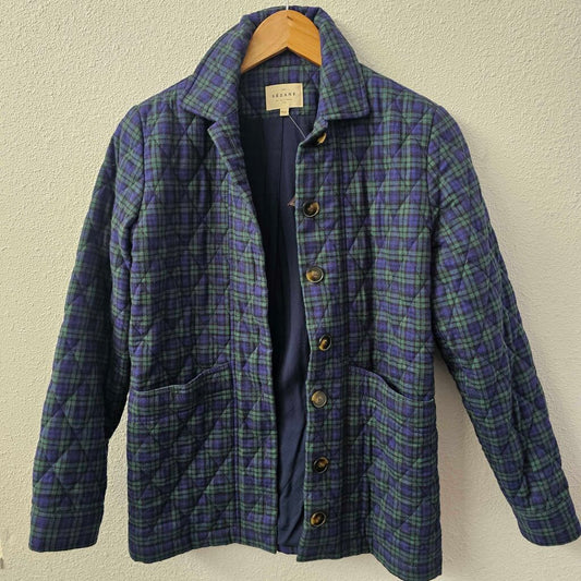Quilted barn coat - Plaid