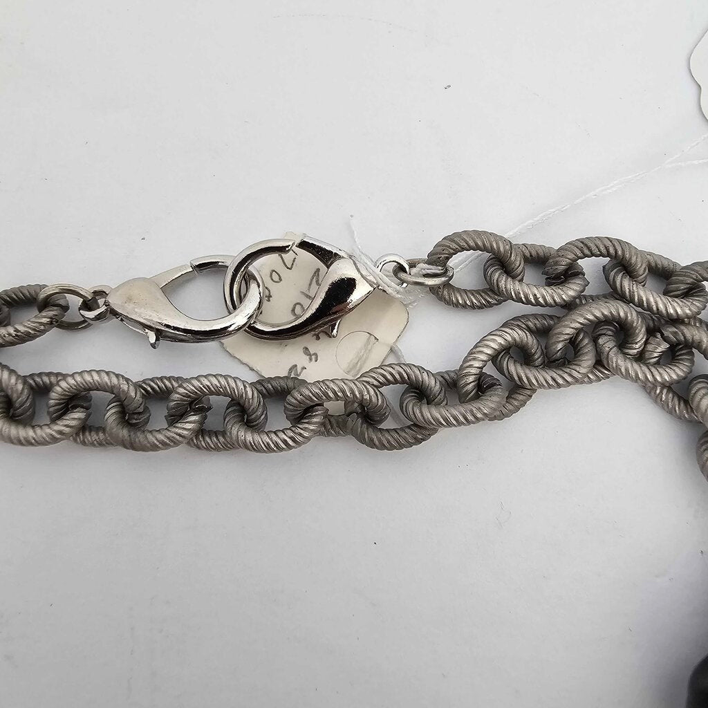 jacobsons glass beads & chain