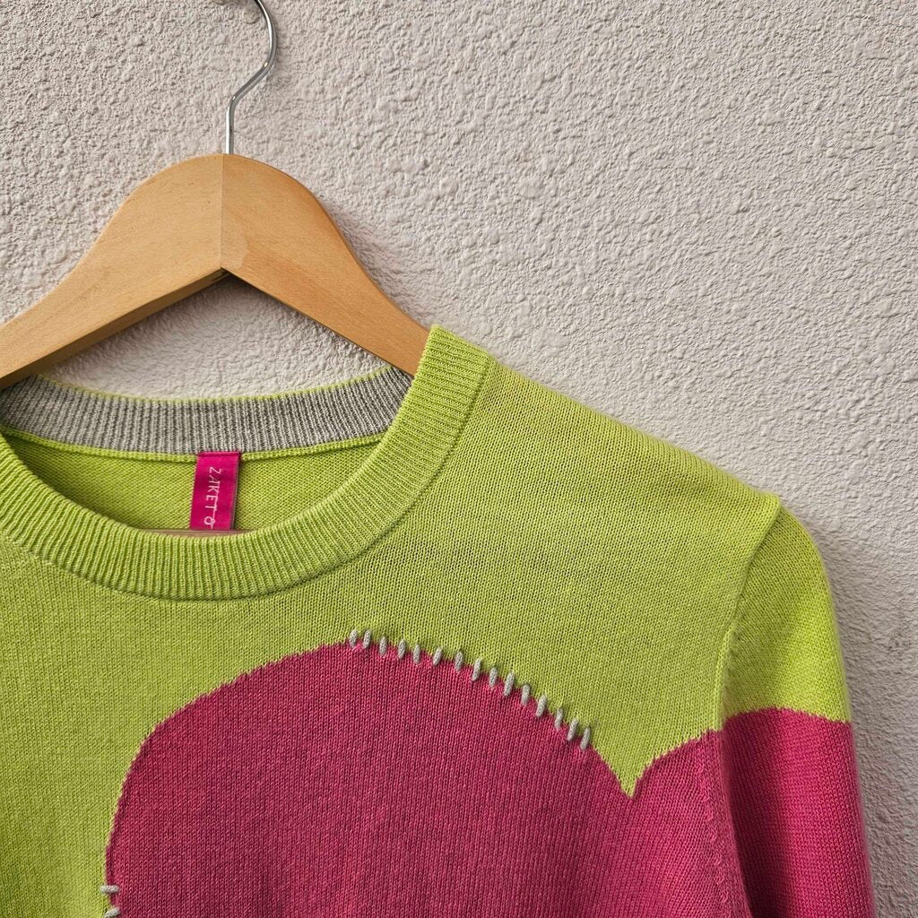 LS Sweater with large heart