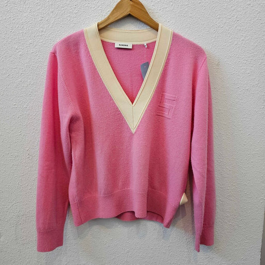 V Neck cashmere blend