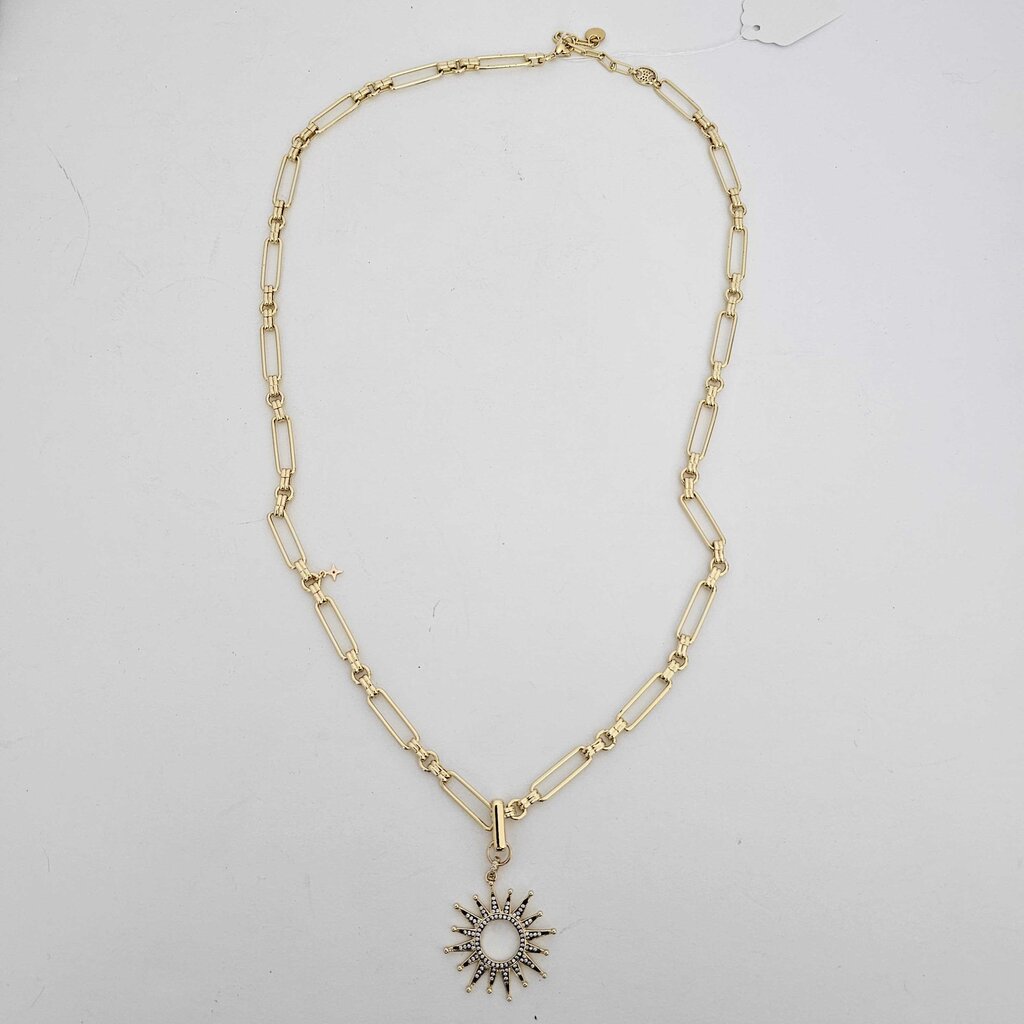 starburst on paperclip chain