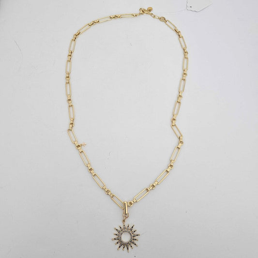 starburst on paperclip chain