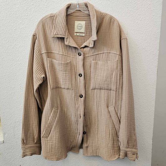 Button up textured