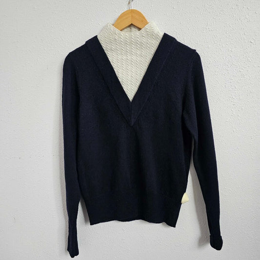 navy/creme