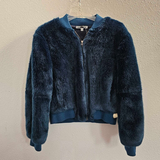 faux fur bomber