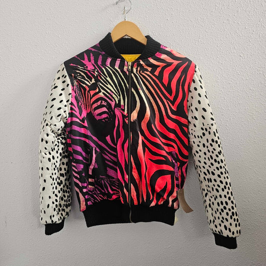 Pony hair sleeves reversisble