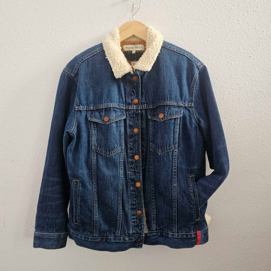 denim sherpa