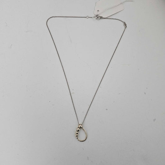 Sterling oval pendant