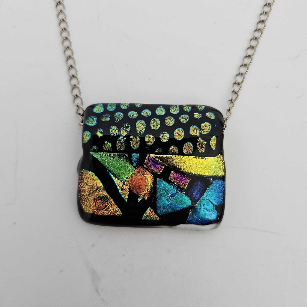 Dichroic Glass Pendant
