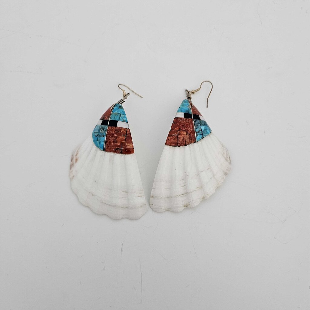 Inlaid Shell Earrings