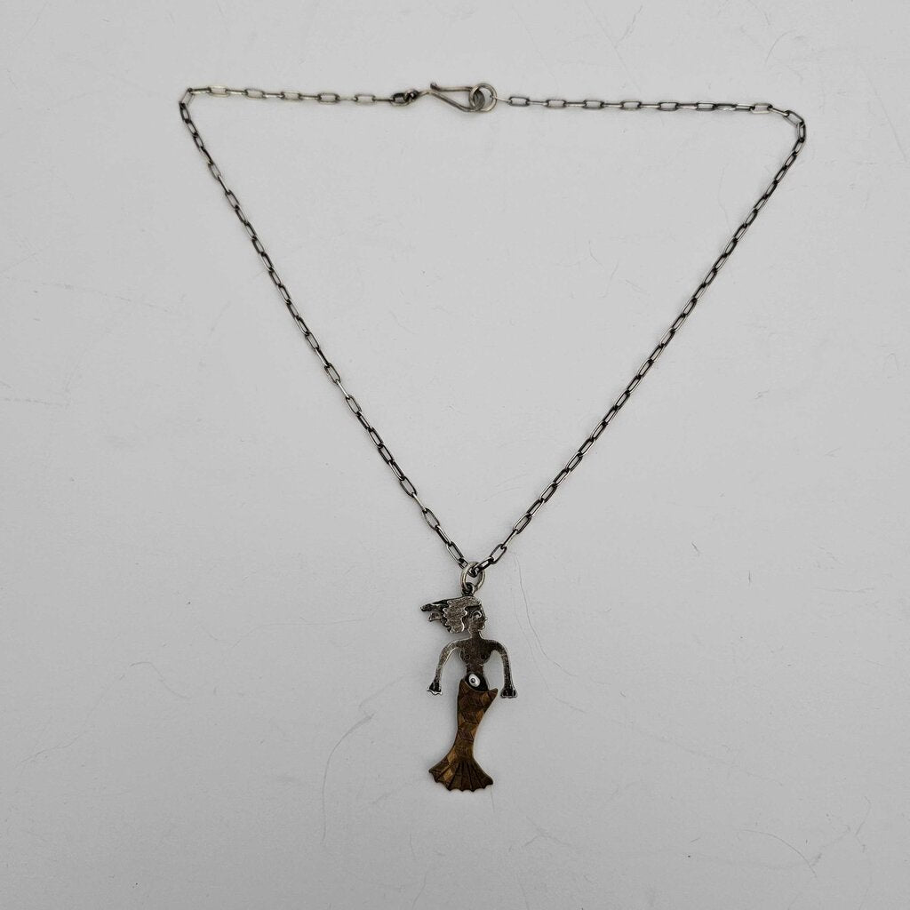 Sterling Mermaid necklace