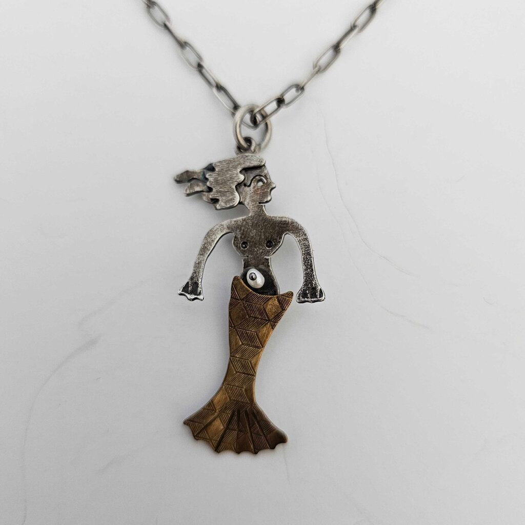 Sterling Mermaid necklace