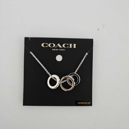 Coach 3 Ring Necklace