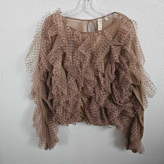 sheer polka dotruffle