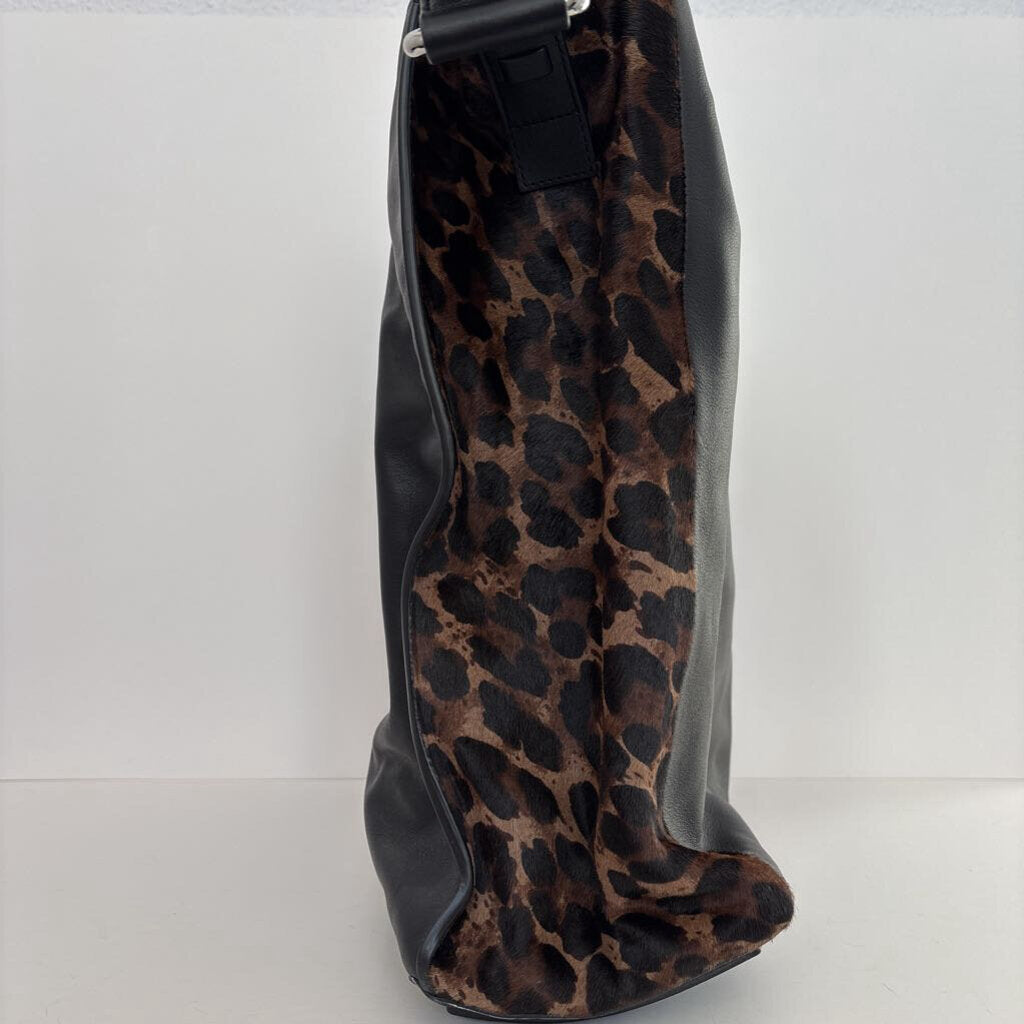 leather/leopard accents