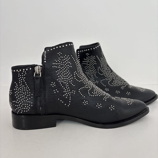 ankle studded western