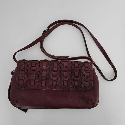 Woven Circle Leather