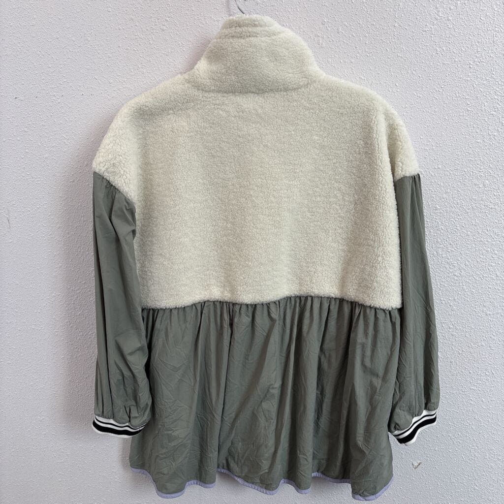 sherpa/mixed fabrics