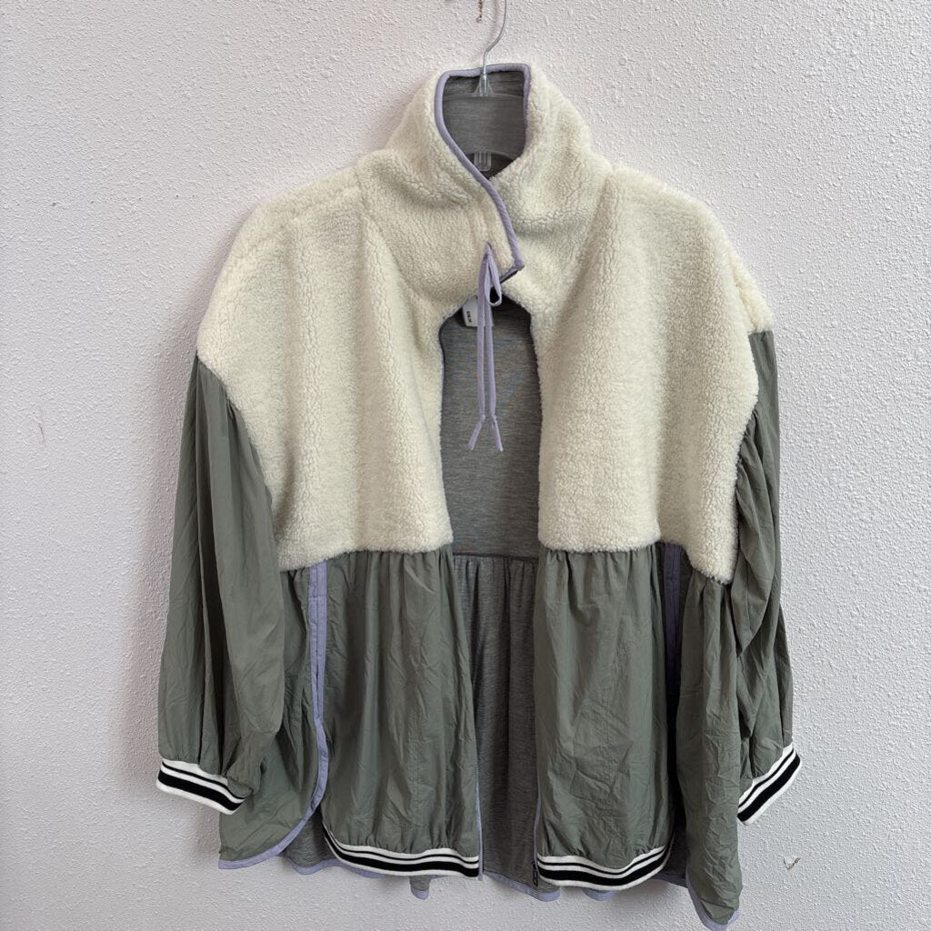 sherpa/mixed fabrics