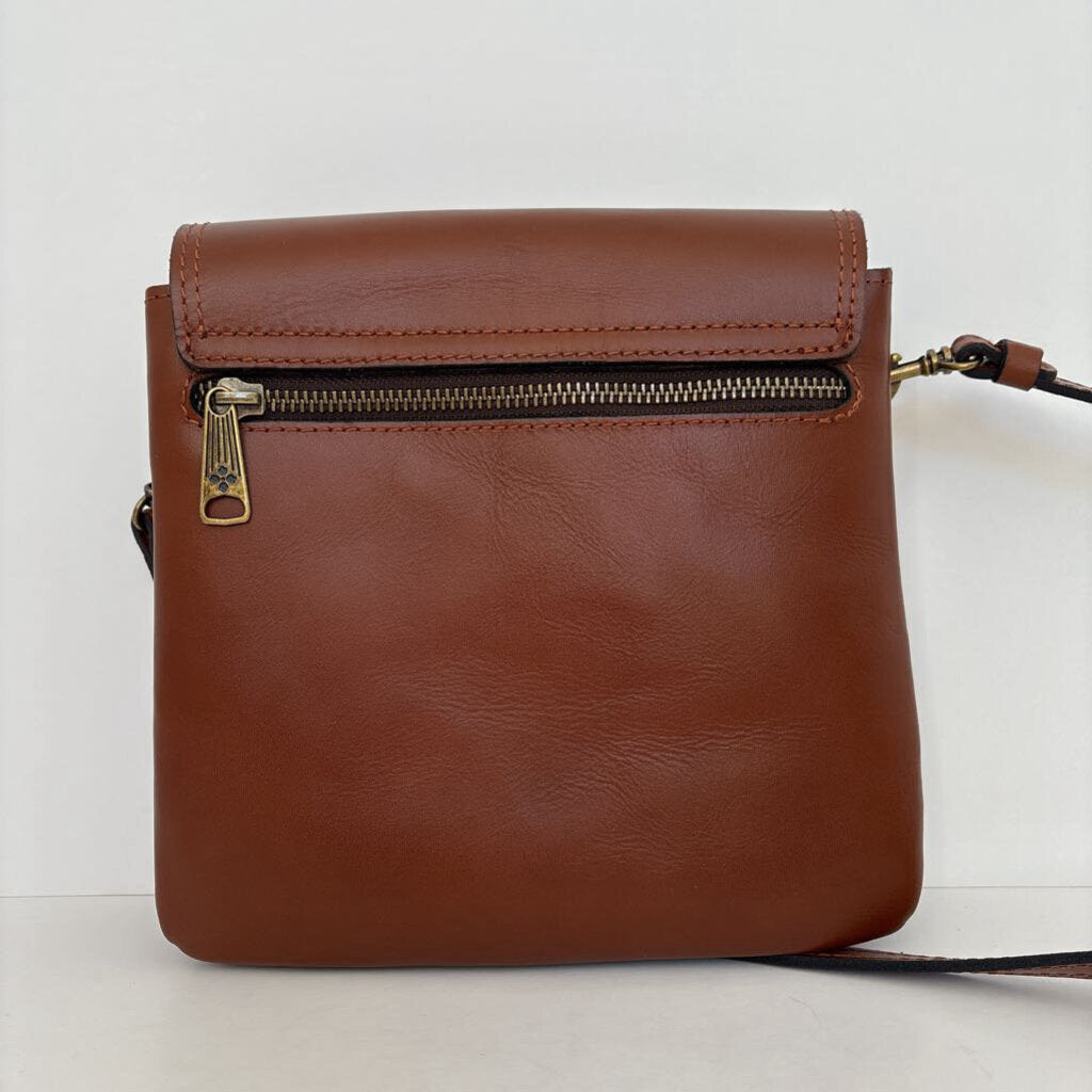 Leather Crossbody Flapover