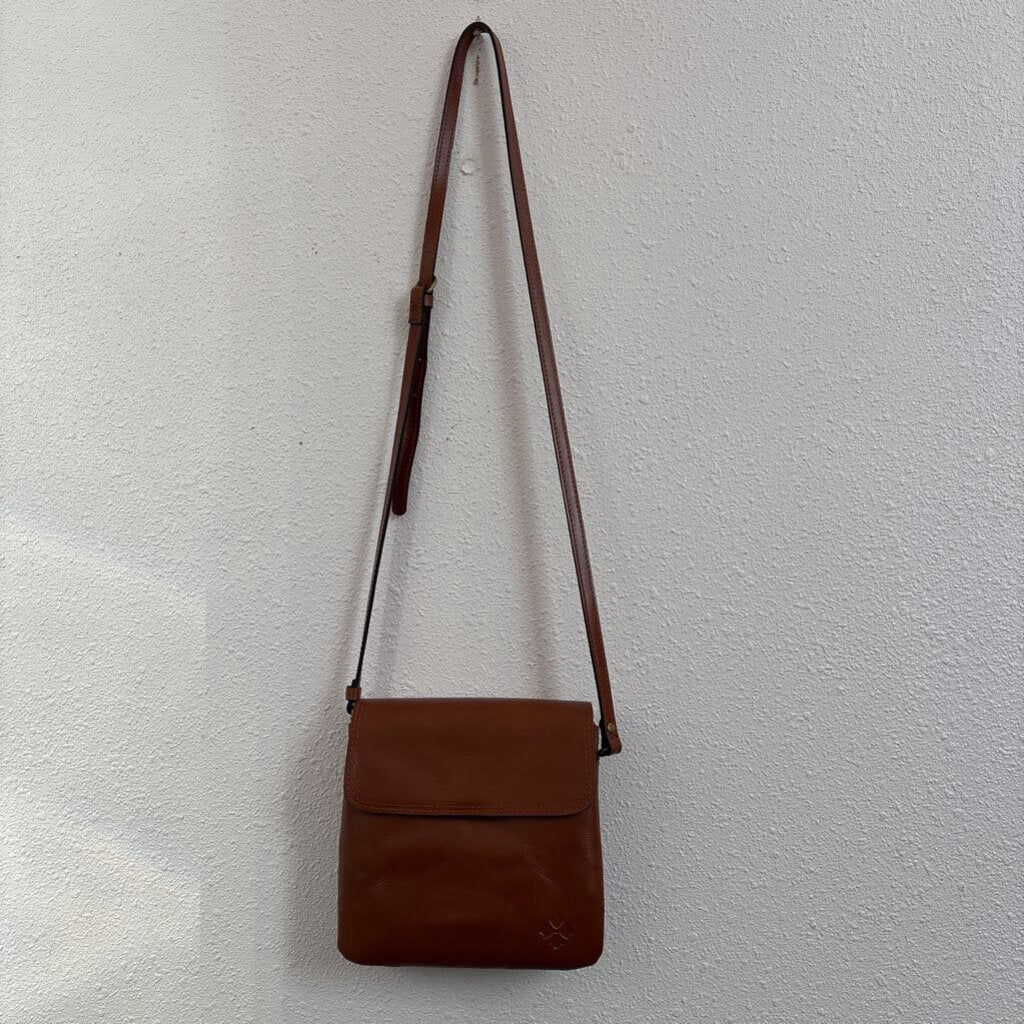 Leather Crossbody Flapover