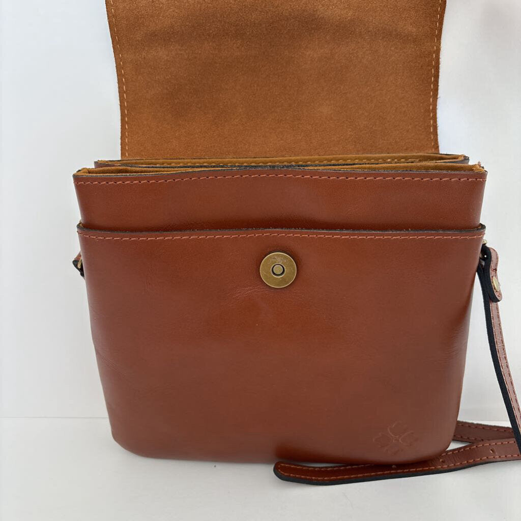 Leather Crossbody Flapover